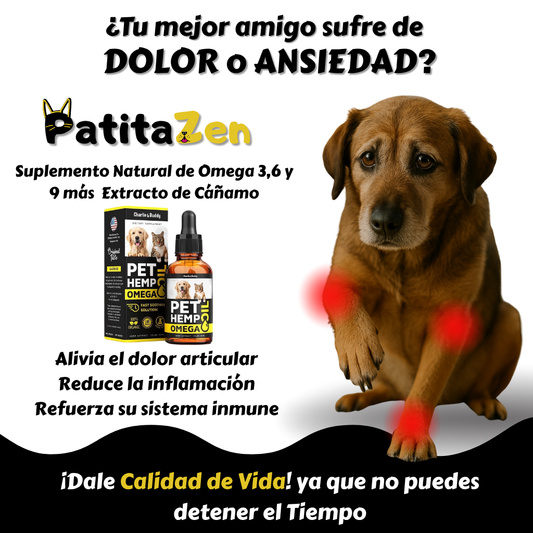 Suplemento para Perros y Gatos: CBD + Omega 3-6-9